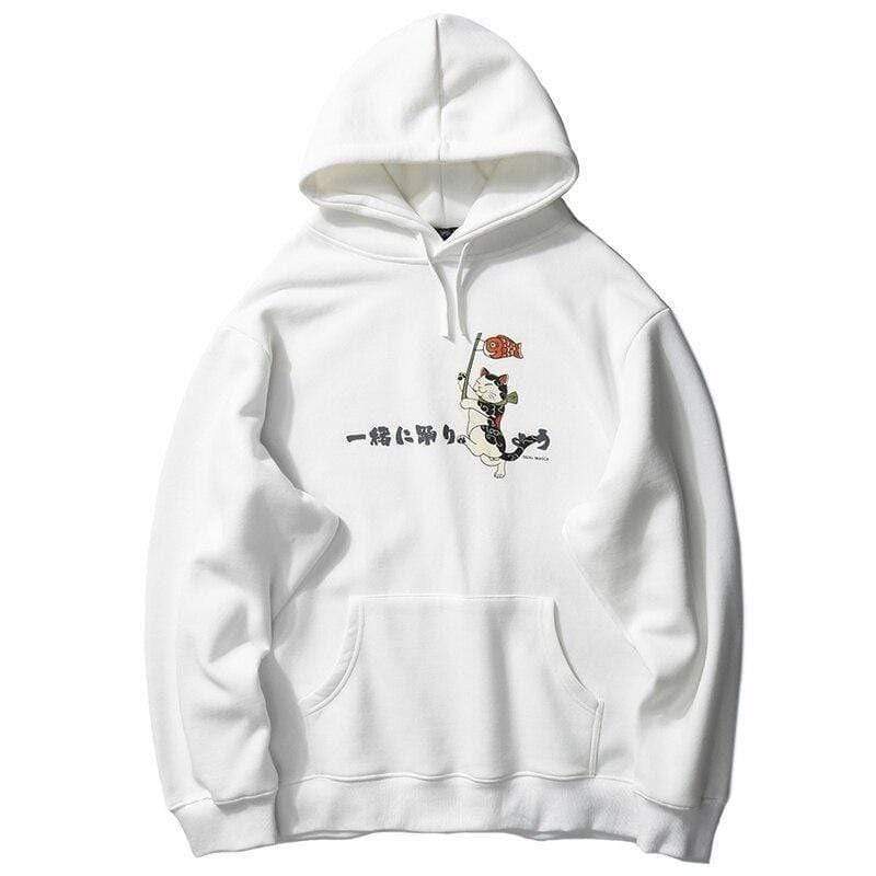 Japanese Cat Fish Hoodie