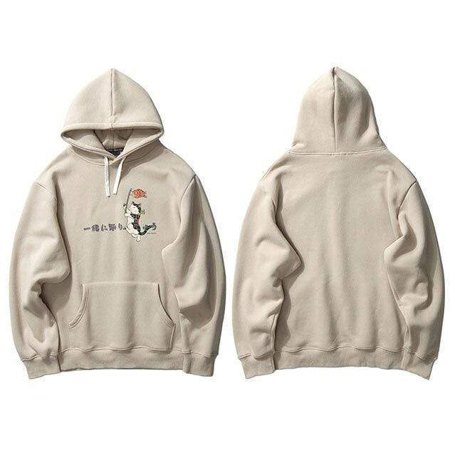 Japanese Cat Fish Hoodie