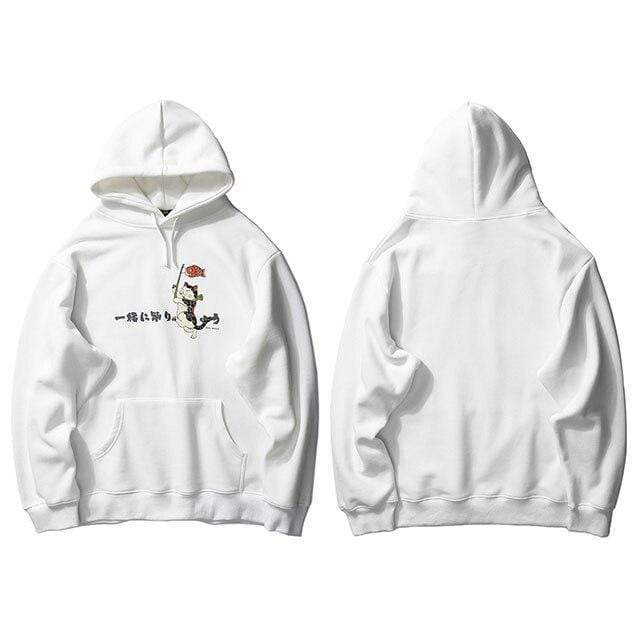 Japanese Cat Fish Hoodie