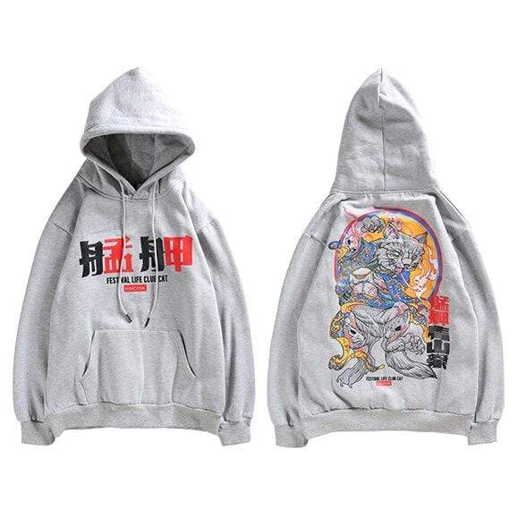 Japanese Cat Style  </br> Hoodie