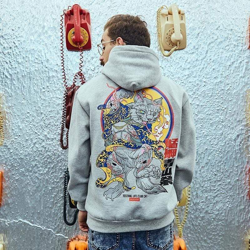 Japanese Cat Style  </br> Hoodie
