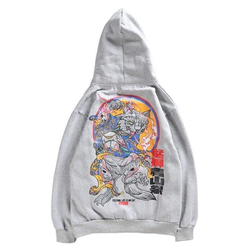 Japanese Cat Style  </br> Hoodie