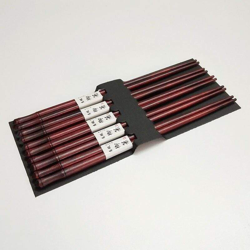 Japanese Chopsticks - 5 Pairs/SET Japanese Natural Wood Chopsticks Minaret Craft Wooden Chopsticks Household Reusable Tableware Sushi Chopsticks Gifts