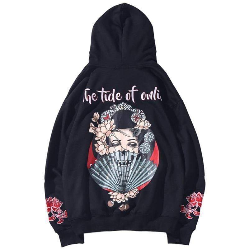 Hoodies with best sale japanese art