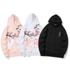 Japanese Embroidered Peace & Love  </br> Hoodie