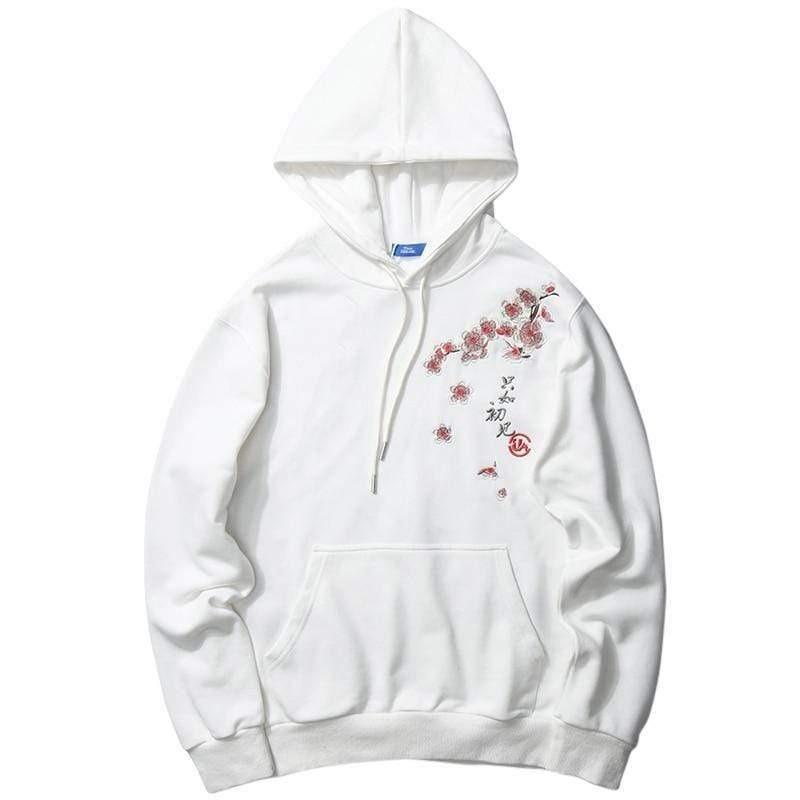 Japanese  Embroidered Tsuru  </br> Hoodie