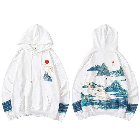 Japanese Fashion Tsuru  </br> Hoodie