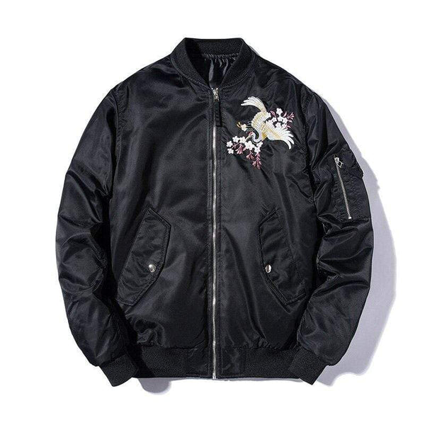 Japanese Floral Bomber Jacket 