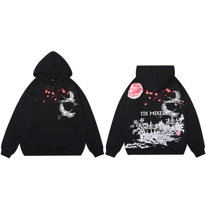 Japanese  Forest Tsuru </br> Hoodie