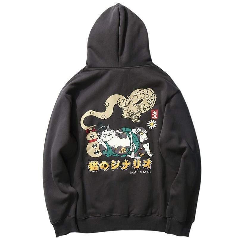 Japanese God Cat Hoodie