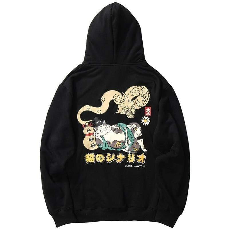 Japanese God Cat Hoodie