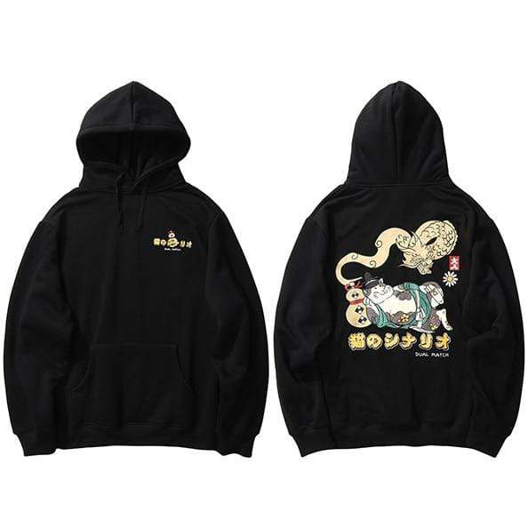 Japanese God Cat Hoodie