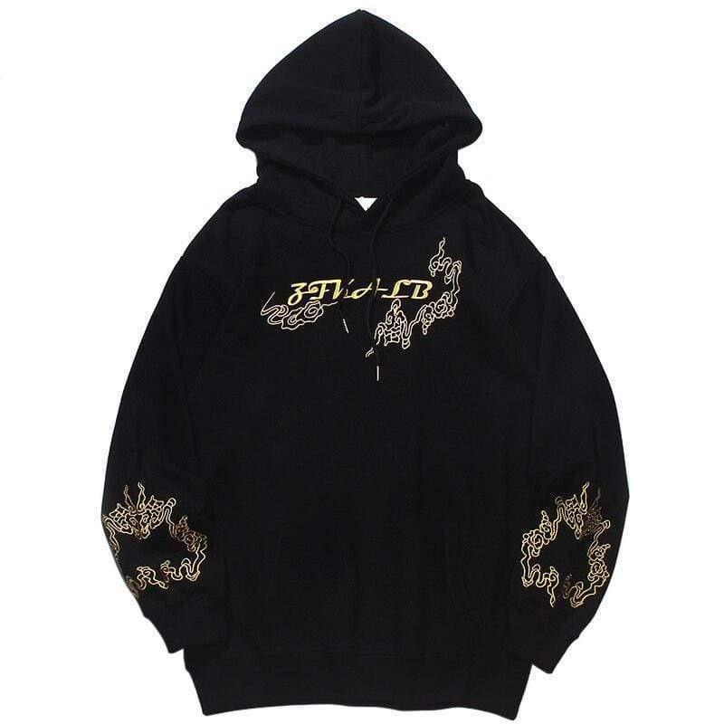 Japanese Gold Crane Style  </br> Hoodie