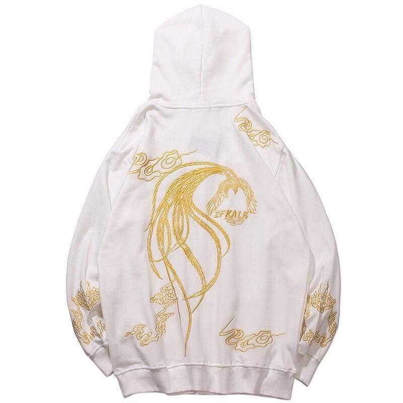 Japanese Gold Crane Style  </br> Hoodie