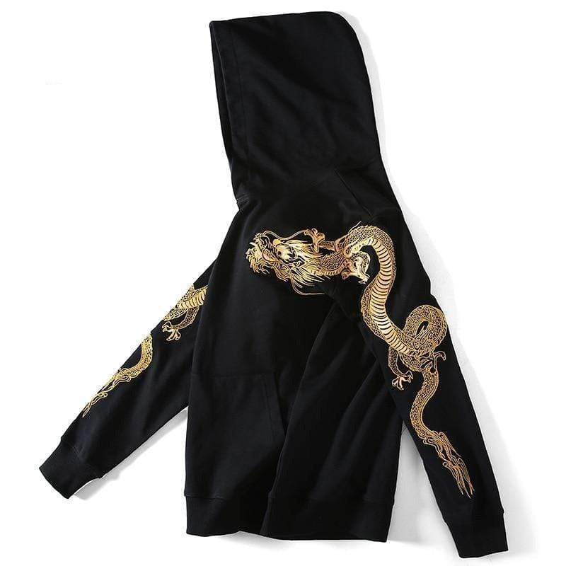 Japanese Golden Dragon   </br> Hoodie