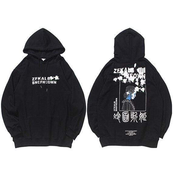 Japanese Hoodie Nobody