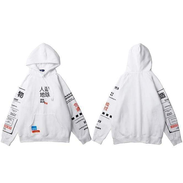 swoosh kanji hoodie