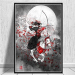Japanese Rider Painting </br> Japanese Painting