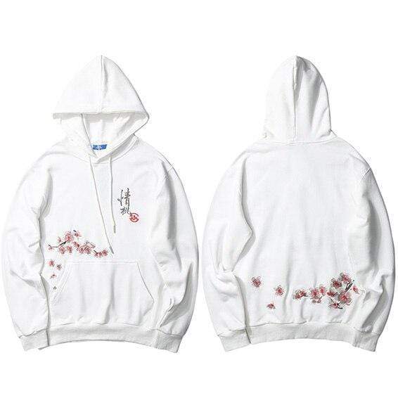 Japanese Sakura Printed  </br> Hoodie