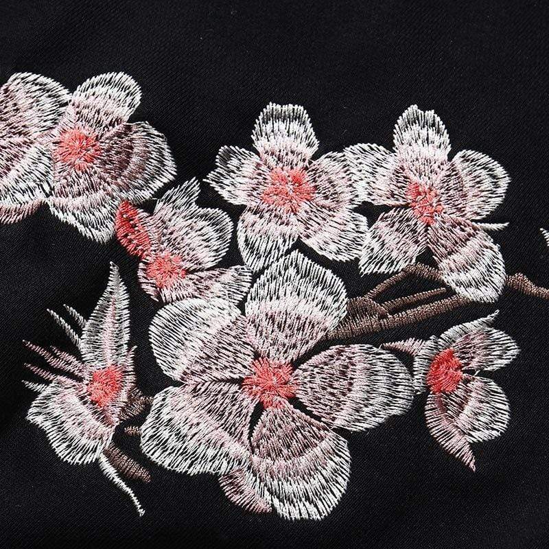 Japanese Sakura Printed  </br> Hoodie