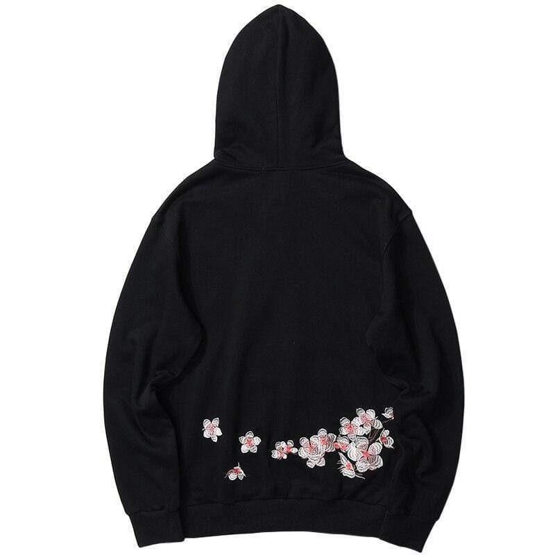 Japanese Sakura Printed  </br> Hoodie