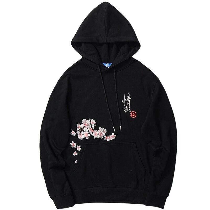 Japanese Sakura Printed  </br> Hoodie