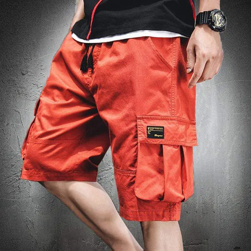 Japanese Shorts </br> Summer Orange Cargo
