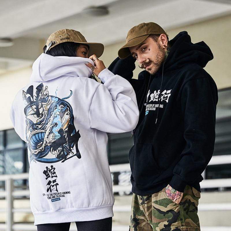 Japanese Snake Streetwear  </br> Hoodie