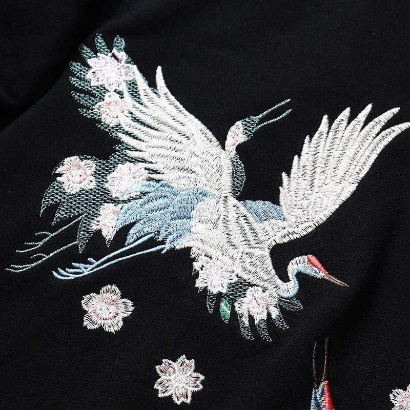 Japanese Style Crane  </br> Hoodie