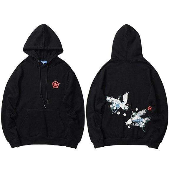 Japanese Style Crane  </br> Hoodie