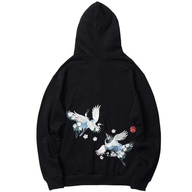 Japanese Style Crane  </br> Hoodie