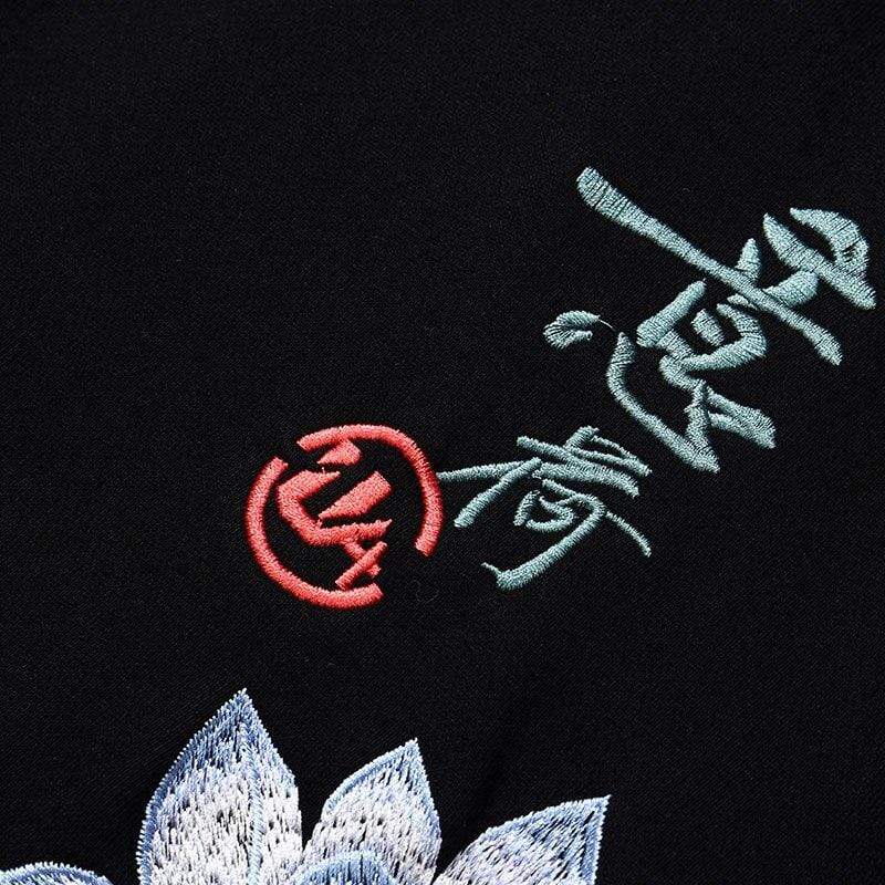 Japanese Style Floral  </br> Hoodie