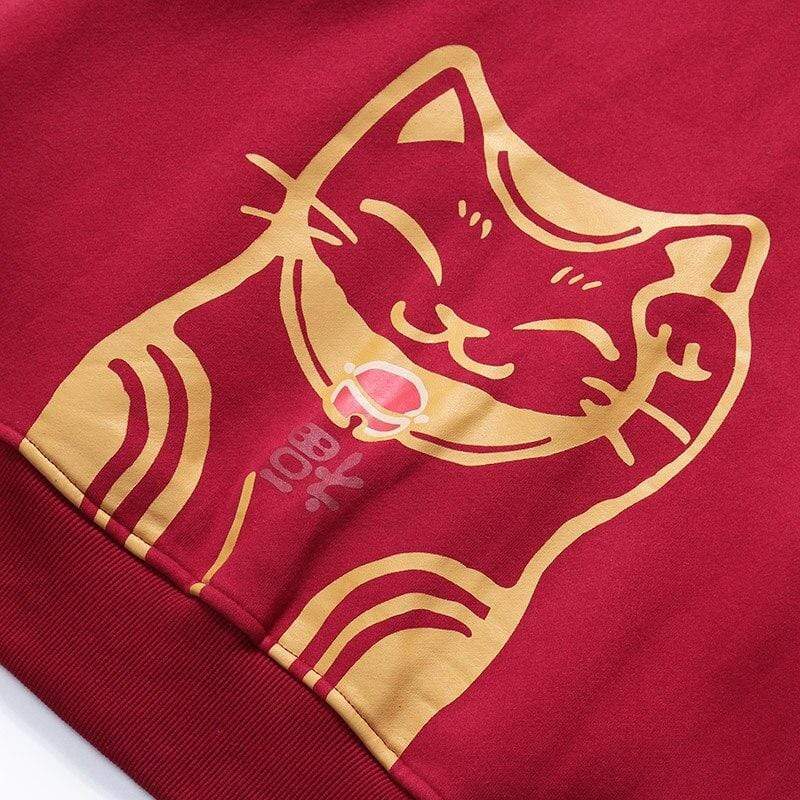 Japanese Style Maneki Neko  </br> Hoodie