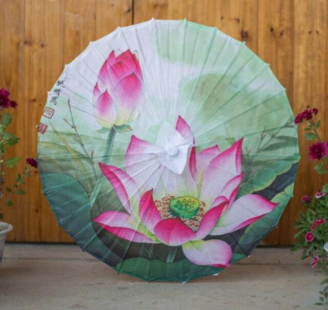 Japanese Umbrella - Silk Women Umbrella Japanese Cherry Blossoms Silk Ancient Dance Umbrella Decorative Umbrella Chinese Style Oil Paper Umbrella