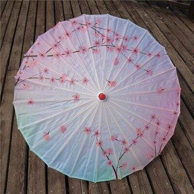 Japanese Umbrella - Silk Women Umbrella Japanese Cherry Blossoms Silk Ancient Dance Umbrella Decorative Umbrella Chinese Style Oil Paper Umbrella