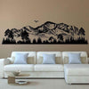 Japanese Wall Decals - [eternal jap]Mountain Silhouette Wall Decals Forest Wall Decals Woodland Wall Art Nursery Decor Woodland Baby Room For Bedrooms 3123