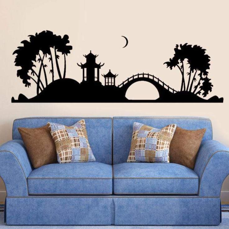 Japanese Wall Decals - Japanese Garden