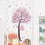 Japanese Wall Decals - Pink Butterfly Tree
