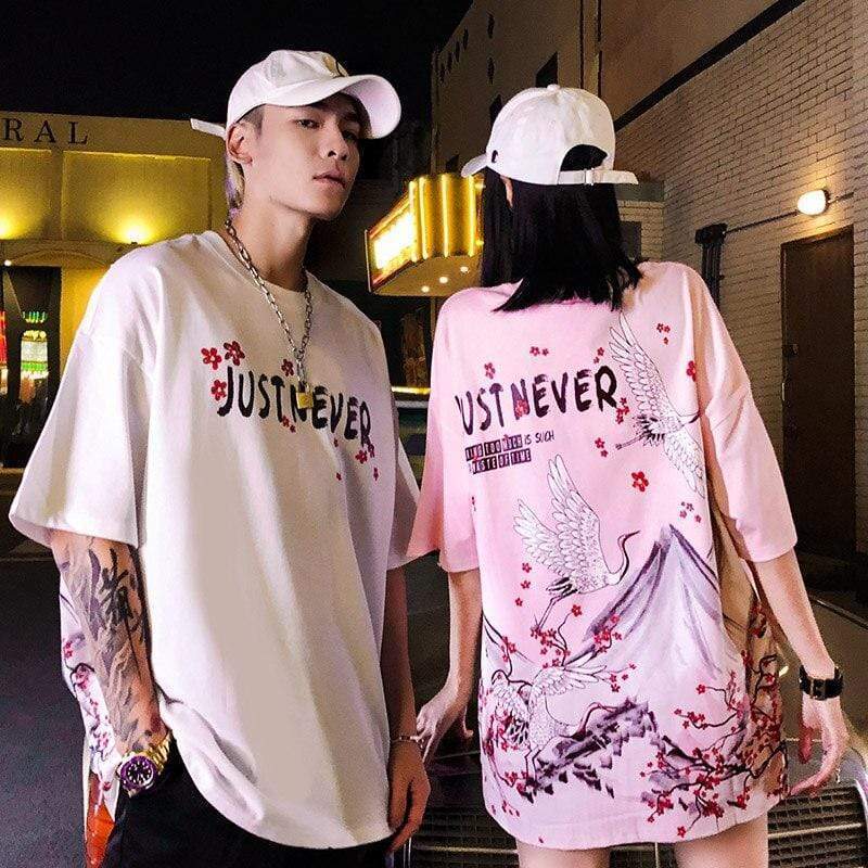 Just Never Crane T-shirt </br> Japanese T-Shirt