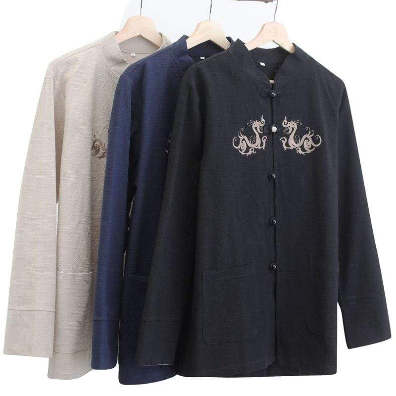 Kimono Cardigans </br> Kungfu Dragon