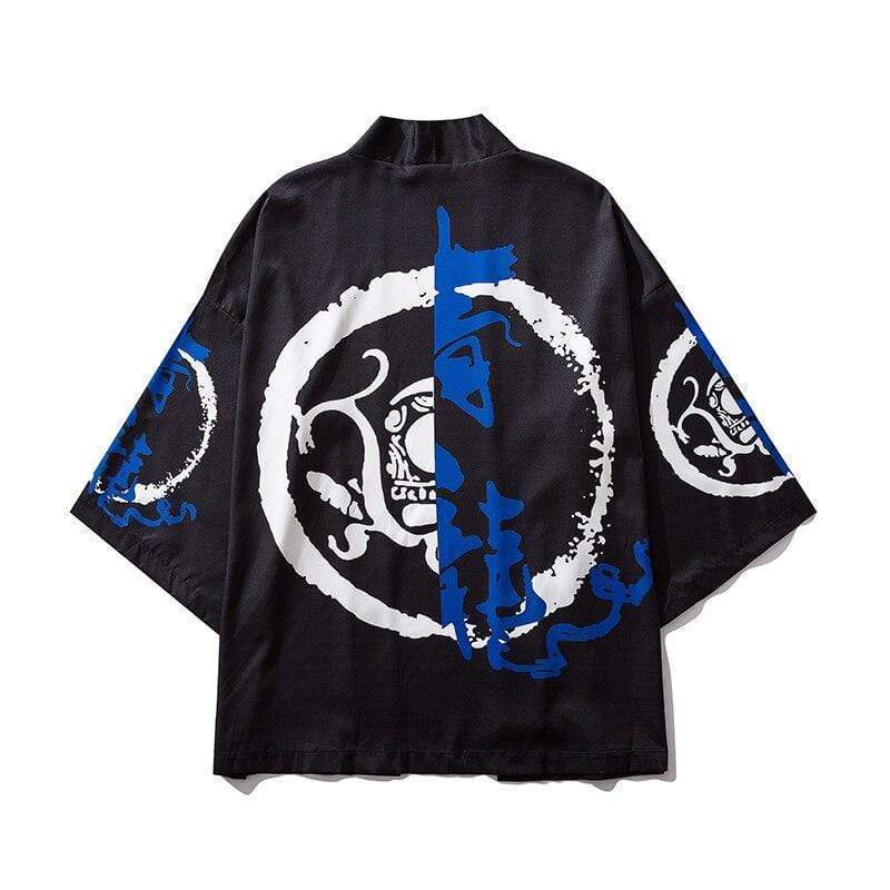 Kimono Jacket - Bebovizi Japanese Style Cat Samurai Kimono Streetwear Men Women Cardigan Japan Harajuku Anime Robe Anime Clothes 2020 Summer