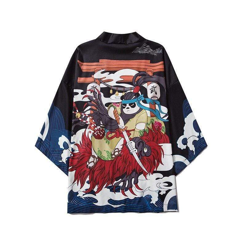 Kimono Jacket - Bebovizi Summer Beauty Samurai Traditional Kimono Japanese Anime Clothes Cardigan Cosplay Men Women Yukata Female Shirt Blouse