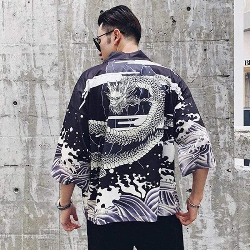 Kimono Jacket </br> Japanese Dragon