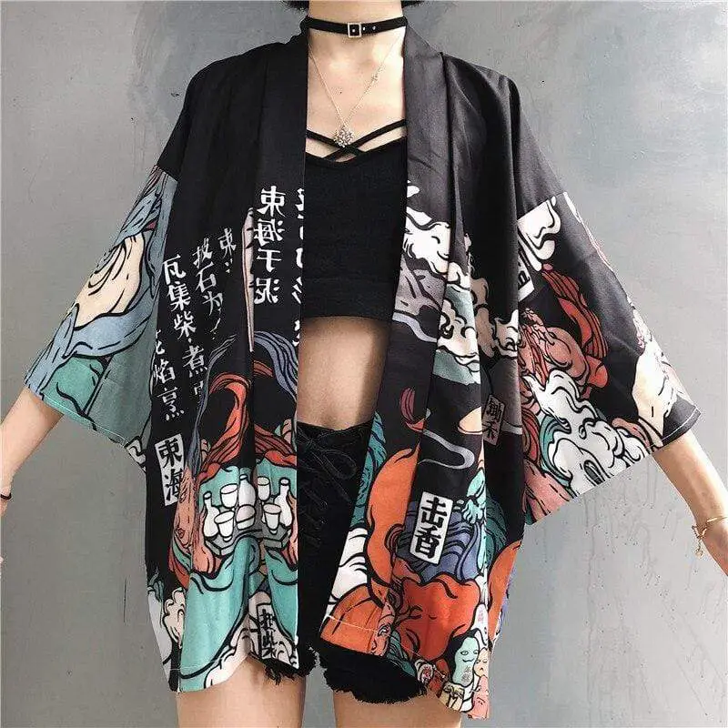 Japanese Kimono Cardigan Nami