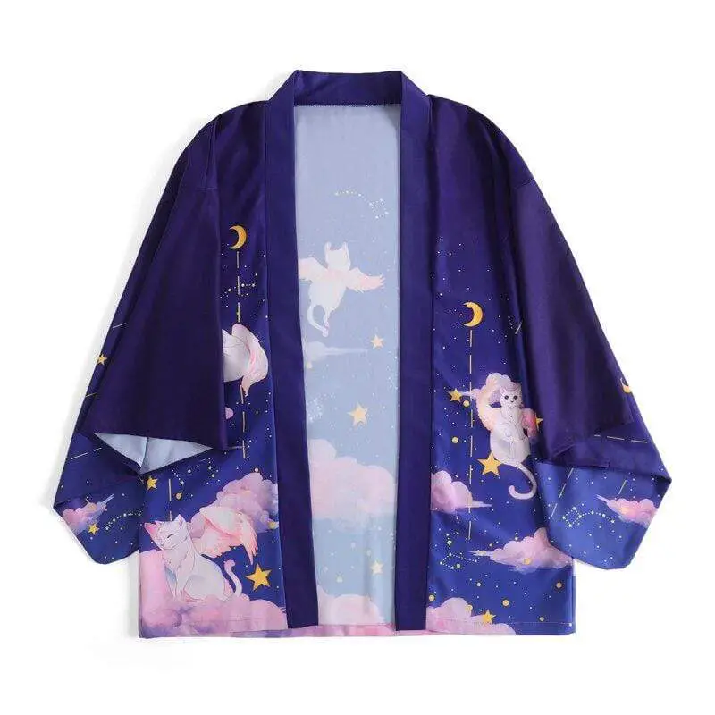 Lovely Moon Haori | Japanese Temple