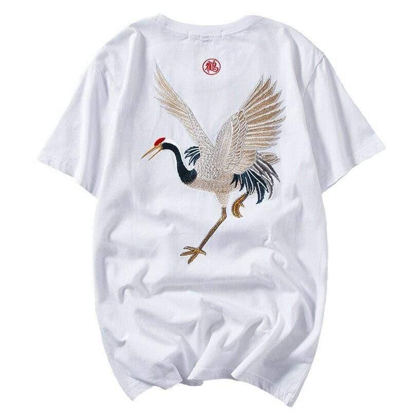 Majestic Crane </br> Japanese T-shirt