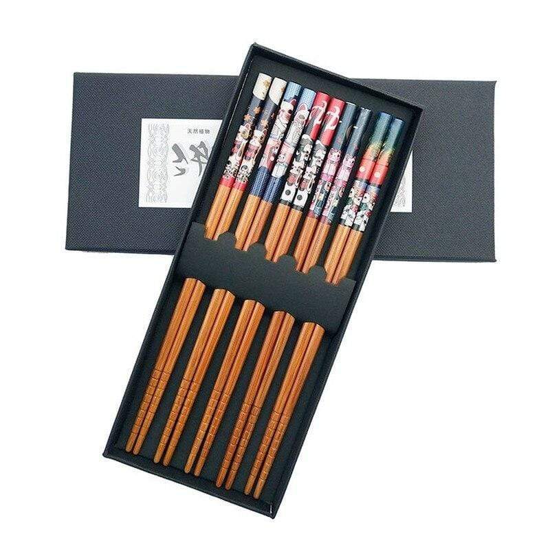 Maneki Neko Japanese Chopsticks Box </br> Japanese Chopsticks