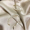 MENGJIQIAO New Japan Elegant Handmade Freshwater Pearl Bracelet For Women Girls Fashion Charm Bracelets & Bangles Jewelry Gifts