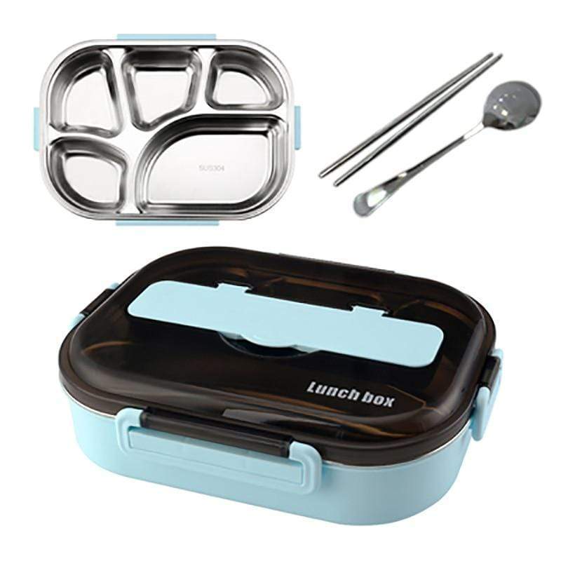 Portable Stainless Steel Japanese Bento Box | Japanese Temple