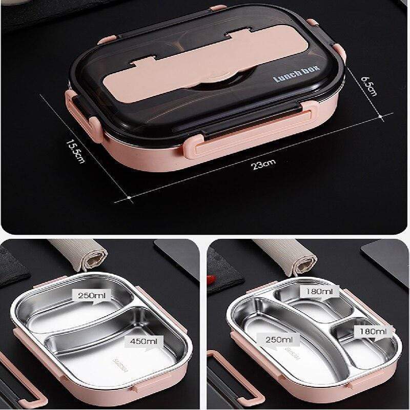 Modern Portable Stainless Steel Bento Box </br> Japanese Bento